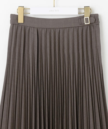 ウーステッドエステル  プリーツスカート