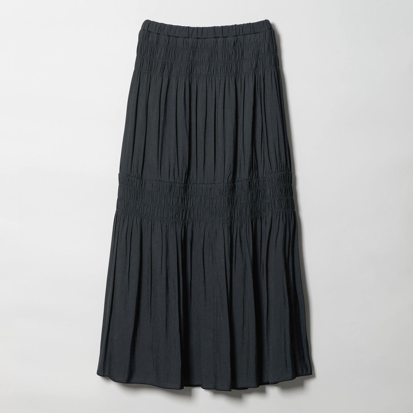 【WEB限定】シャーリング キリカエ フレアスカート