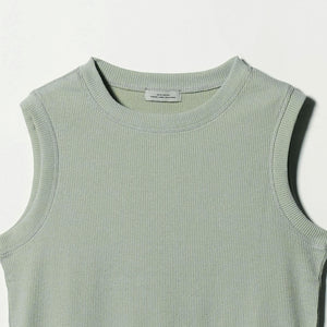 メランジ ブークレ ノースリーブ プルオーバー