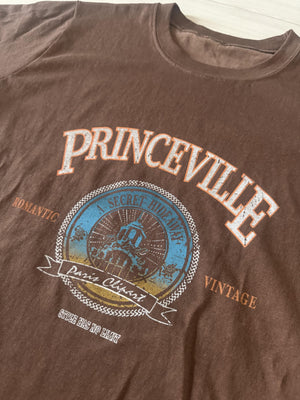 ヴィンテージライクPRINCEVILLEロゴTシャツ