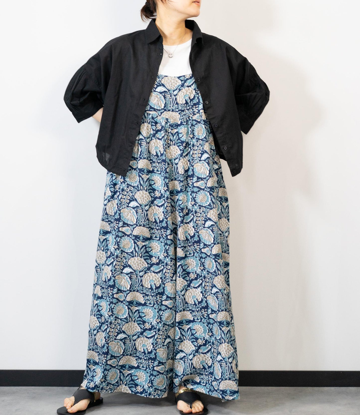 フロントドロストシアーシャツ