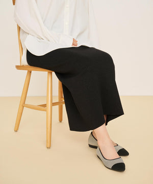 バイカラー ポインテッドパンプス