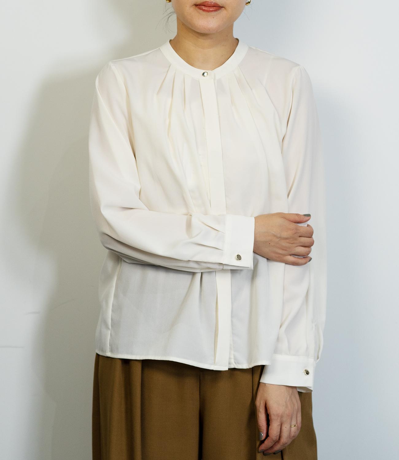 タックフレアブラウス