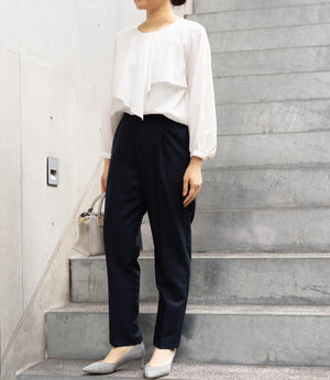 アシンメトリーフレアブラウス