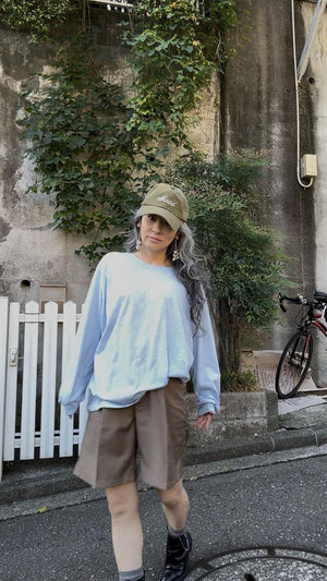 スラブタッチロングTシャツ