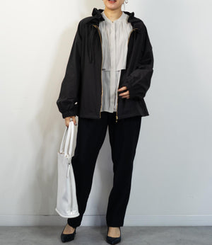 サーブルクロスフリルブルゾン