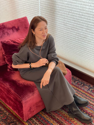 ライトスウェット ボートネックセットアップ