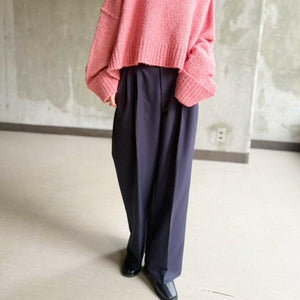 美シルエットストレートパンツ
