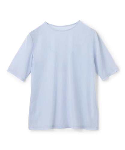 トリコットシフォン ハーフスリーブカットソー