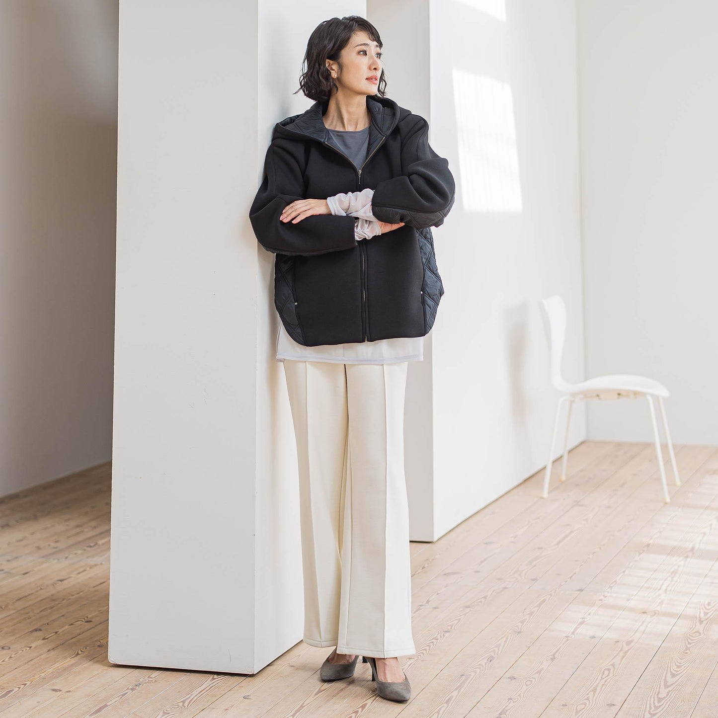 【WEB限定】”重ねるだけで格上げ”レイヤードインナー