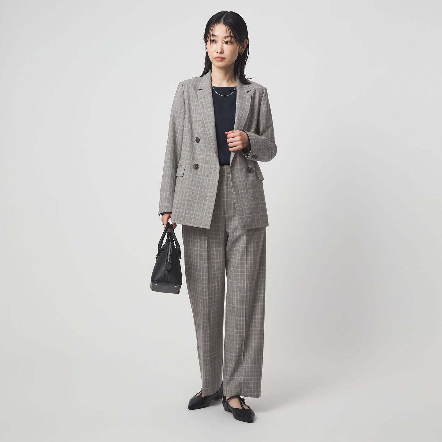 ［size SHORT/TALLあり］カチリラ ストレート パンツ ウォッシャブル ストレッチ