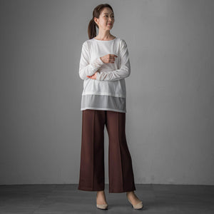 【WEB限定】”重ねるだけで格上げ”レイヤードインナー