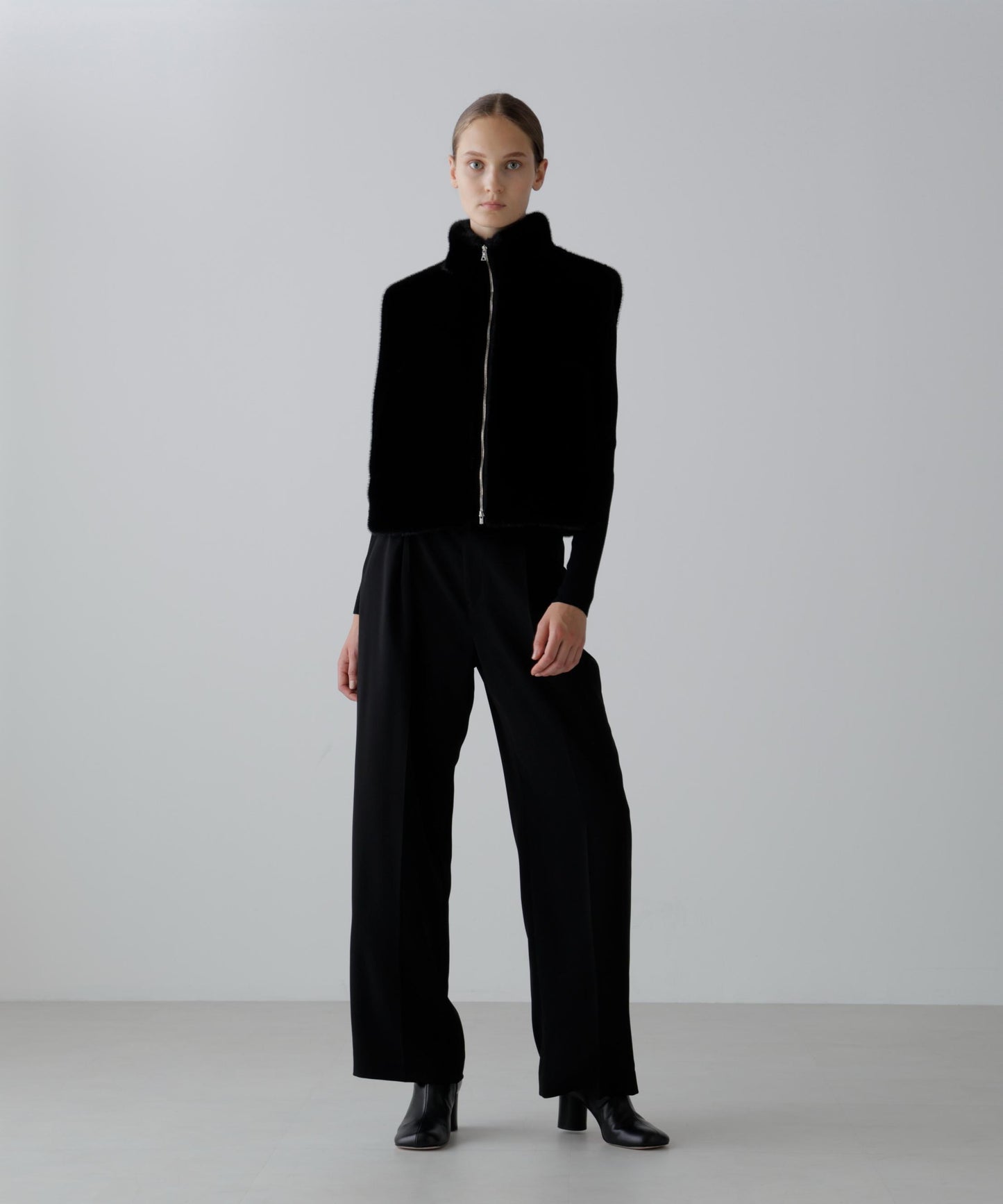 ストレッチジョーゼットパンツ