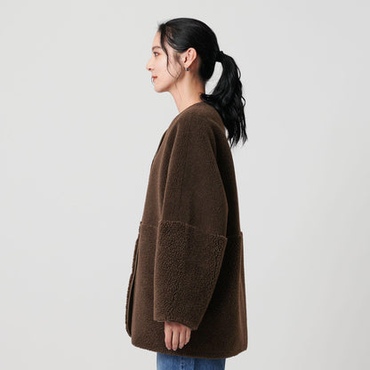 【WEB限定】ボア×フェイクムートン リバーシブルジャケット