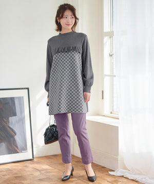 キルティング巾着ショルダーバッグ