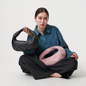 ムーン タック ミニ ワンショルダーバッグ