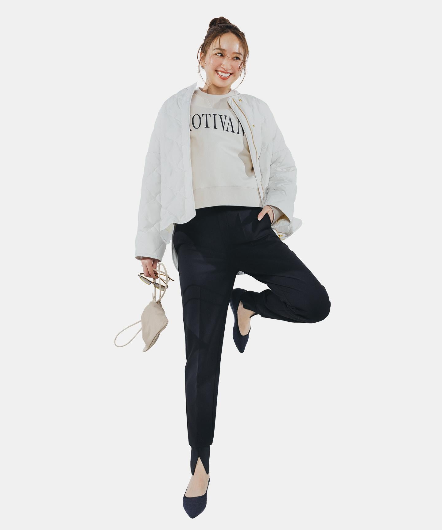 TAIONコラボ キルティングブルゾン