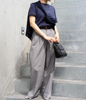 ワンポイントスリムTシャツ