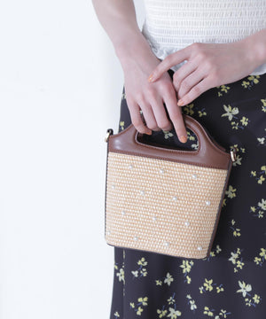 PPパールドットショルダーバッグ