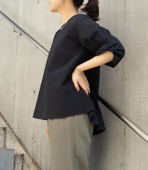 サッカーストライプブラウス