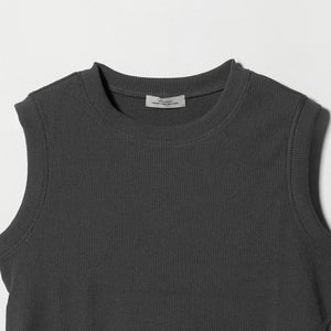 メランジ ブークレ ノースリーブ プルオーバー