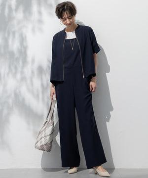 ストレッチジョーゼット フレンチスリーブ ブルゾン