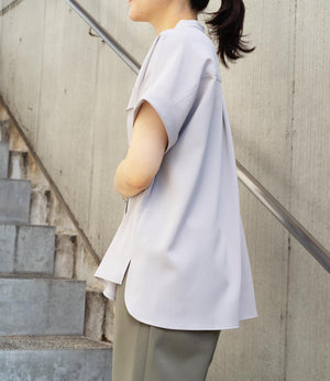 きれいめフラップサファリブラウス