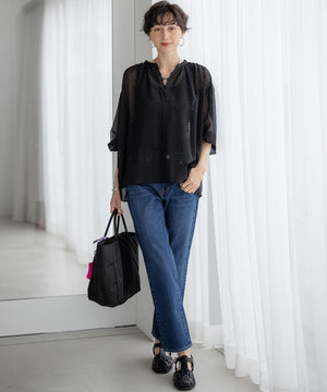 スリムストレート デニム パンツ