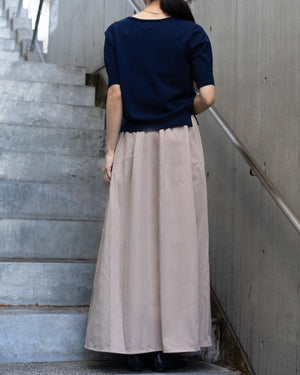 ボックスタックフレアスカート
