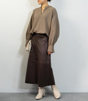 マシュマロコーティングフレアスカート