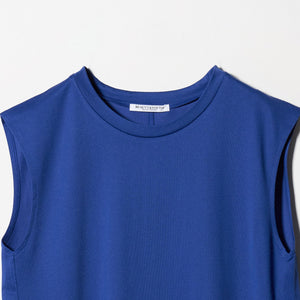 【WEB限定 Wardrobe DAILY MINIMAL】ティアード フレンチスリーブワンピース 接触冷感 吸水速乾