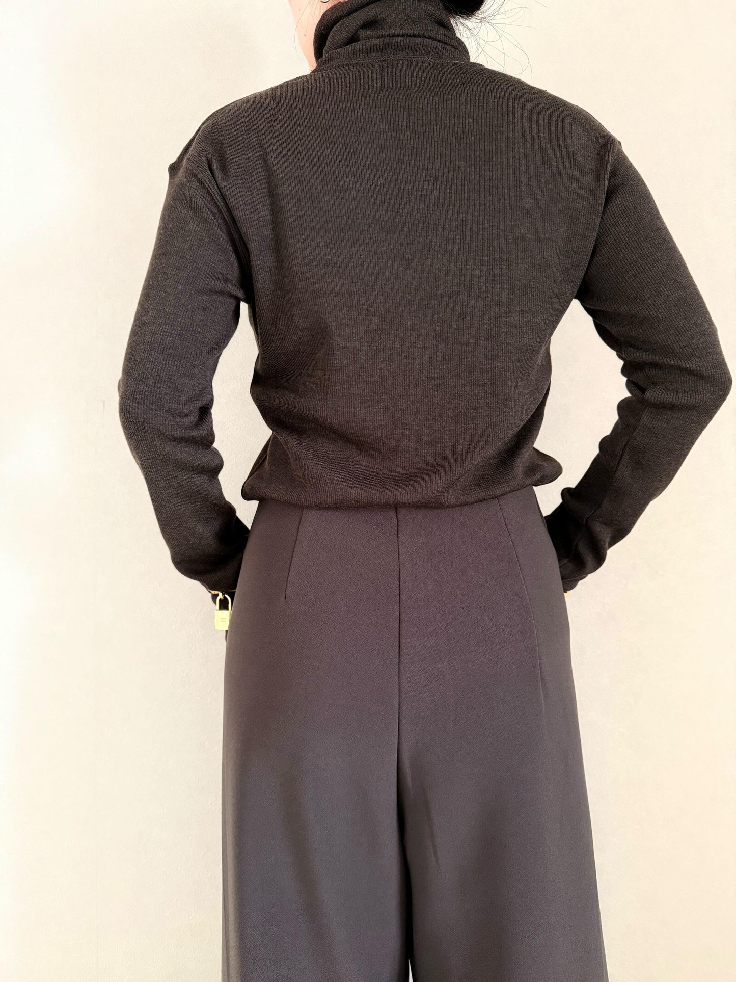 バンディングイージーワイドパンツ