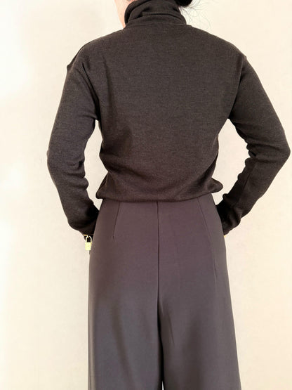 バンディングイージーワイドパンツ