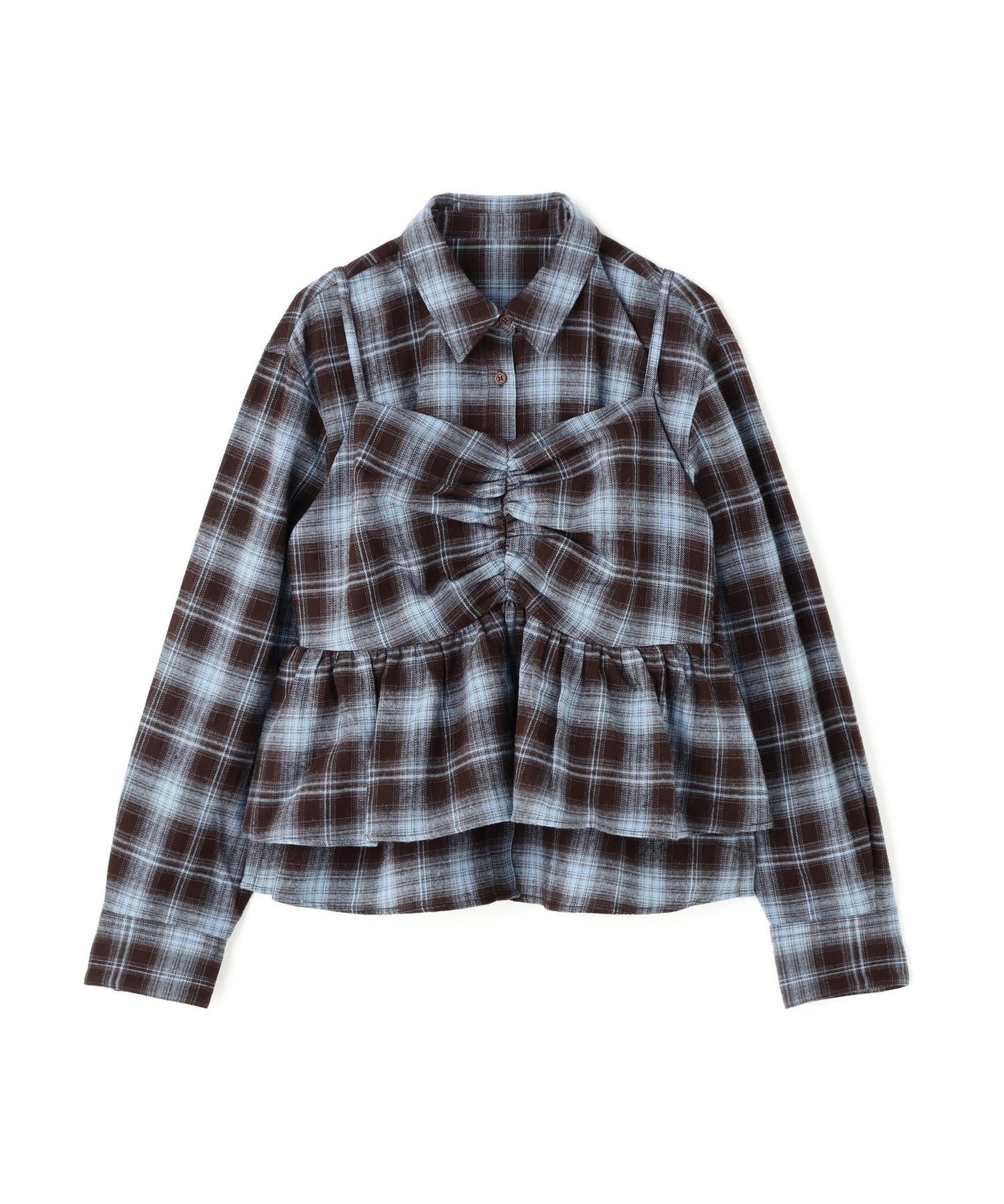 ビスチェセットチェックシャツ