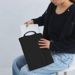 【WEB限定】ワンポイント シンプル トートバッグ（ソフトPCバッグ付） / A4 / 通勤