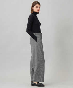 ウール2WAYストレッチ ワイドパンツ