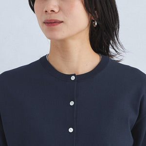 ドラキー クルーネック ニット カーディガン