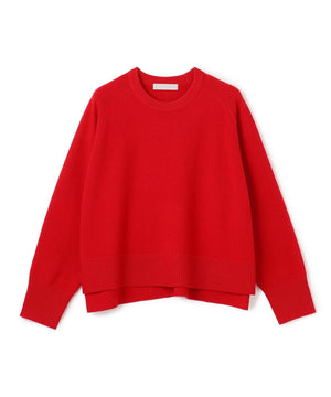 カシミヤブレンド クルーネックニット