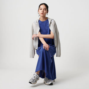 【WEB限定 Wardrobe DAILY MINIMAL】ティアード フレンチスリーブワンピース 接触冷感 吸水速乾