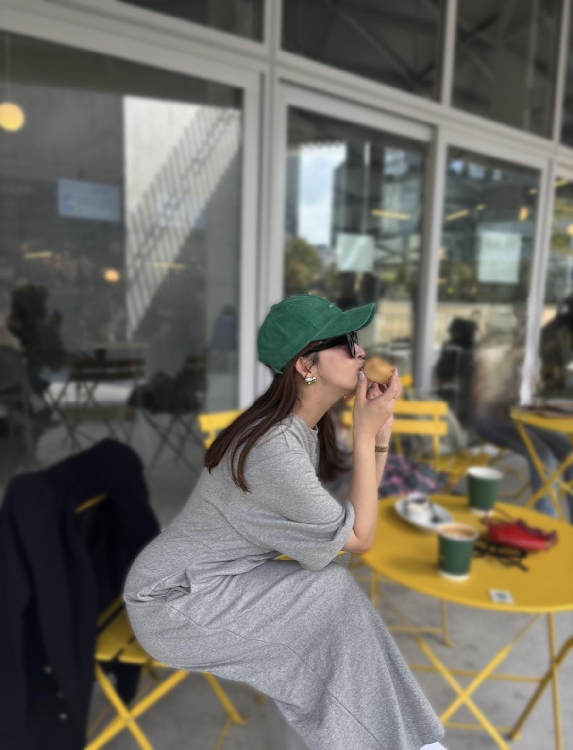 スウェットワイドサロペット