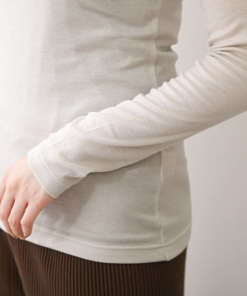 Ｔｅソフトミラノリブプルオーバー