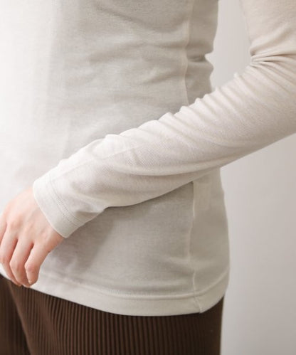 Ｔｅソフトミラノリブプルオーバー