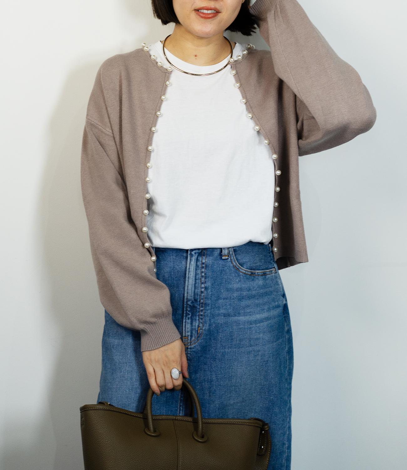 パールニットカーディガン