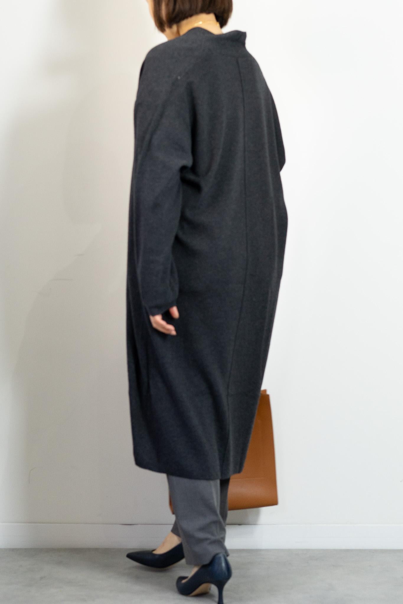 着流しニットコーディガン