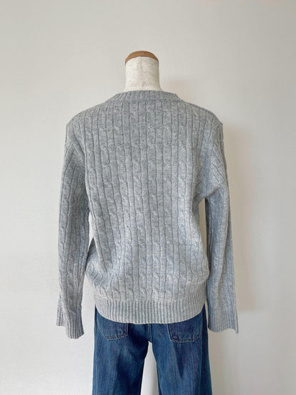 コンパクトケーブルニット