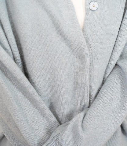 フォックス混カーブカーディガン