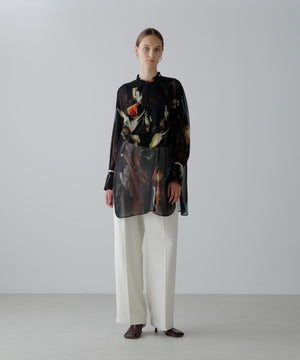 ストレッチジョーゼットパンツ