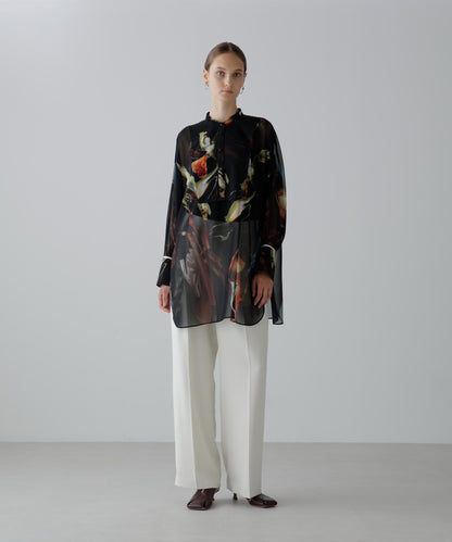 ストレッチジョーゼットパンツ