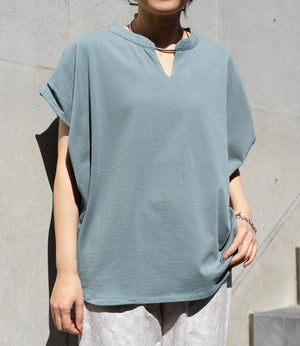 スタイルカバーキーネックカットソー
