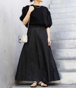 シアーフリンジドッキングカットソー